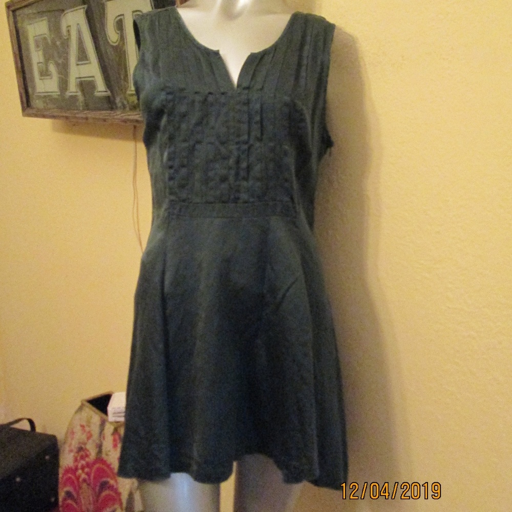 Gorgeous Silk Tunic Brown Or Green Large Classy